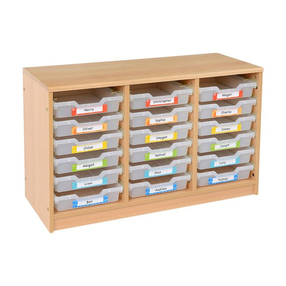 Rs Static Tray Storage Unit - 18 Shallow Trays RS Static tray Storage units | 18 Shallow Trays | www.ee-supplies.co.uk