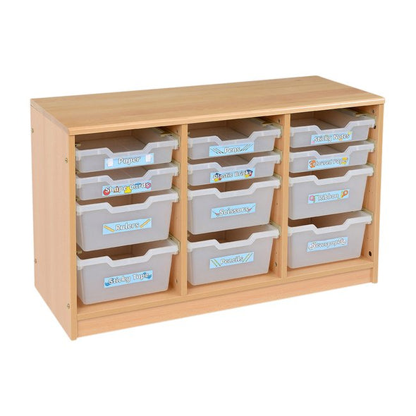 Rs Static Tray Storage Unit - 6 Deep & 6 Shallow Trays RS Static tray Storage units | 6 Deep + 6 Shallow Trays | www.ee-supplies.co.uk