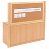 Rs Static Tray Storage Unit - 6 Deep + 6 Shallow Trays + Cork Backboard - Educational Equipment Supplies