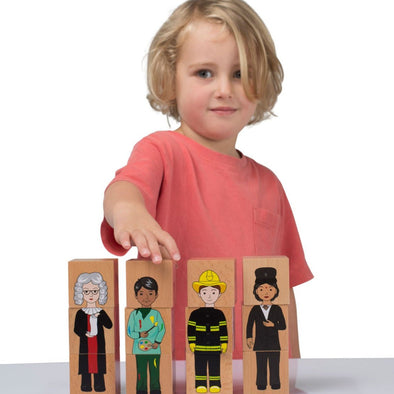 Our Community Wooden Blocks - Educational Equipment Supplies