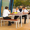 Set 6 Gopak Enviro Outdoor Table & 4 Benches - Educational Equipment Supplies