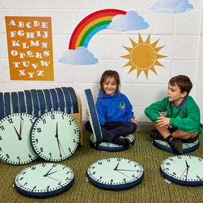 Acorn Analogue Clock Pad Acorn Ladybird Counting Mats | Acorn Furniture | .ee-supplies.co.uk