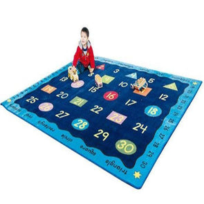 Shapes And Numbers Carpet - 2400 x 1900mm - Educational Equipment Supplies