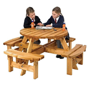 Sherwood Junior Round Picnic Bench - Educational Equipment Supplies