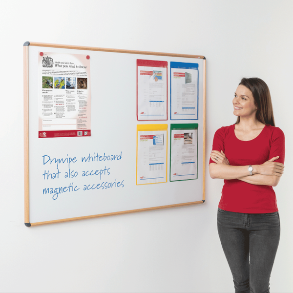 Shield® Design Wood Effect Whiteboards - Magnetic