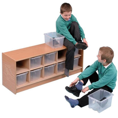 Low Level Shoe Caddy With 10 x Trays - Educational Equipment Supplies