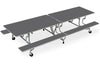 Sico 12-16 Seater Bench Seating Table  BY-65 Mobile Folding School Table + Benches SICO BY-65 Mobile Folding School 8-12 Seater Table + Benches | ee-supp;ies.co.uk