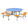 Sico Graduate Mobile Folding Octagonal Table Seating Unit - 8 Stools Sico Graduate Mobile Folding Octagonal Table Seating Unit - 8 Stools | ee-supp;ies.co.uk