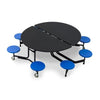 Sico Graduate Mobile Folding Round Table Seating Unit - 8 Stools Sico Rectangular Mobile School Folding Dining Table - 16 Seats| ee-supp;ies.co.uk