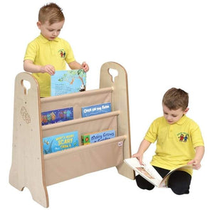 TW Nursery Mini Single Book Bag Storage - Maple - Educational Equipment Supplies