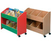 Single Sided Mobile Classroom Organiser - Maple - Educational Equipment Supplies