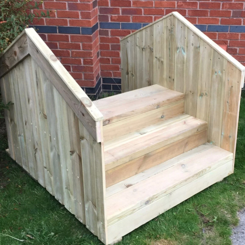 Small Step Bridge Outdoor Wooden Step Bridge | Educational Equipment Supplies