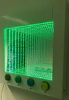Small Sensory Interactive LED Infinity Panel With Built In Buttons 600 x 600mm - Educational Equipment Supplies