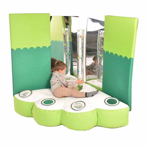 Bubble Tube Corner Sensory Bean Bag Soft Play Crescent Ring Super Set | www.ee-supplies.co.uk