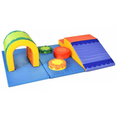 Soft Play Pack Away Stair Way & Stepping Stones Multi Colour Soft Play Pack Away Stair Way Trail Shades | Soft Adventure play Sets | www.ee-supplies.co.uk