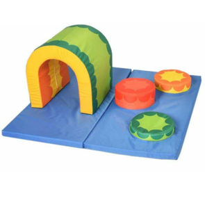 Soft Play Pack Away Tunnel & Stepping Stone Multi Colour Soft Play Pack Away Tunnel & Stepping Stone Multi Colour| Soft Adventure play Sets | www.ee-supplies.co.uk