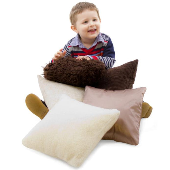 Softies Sensory Natural Cushions x 5 - Educational Equipment Supplies
