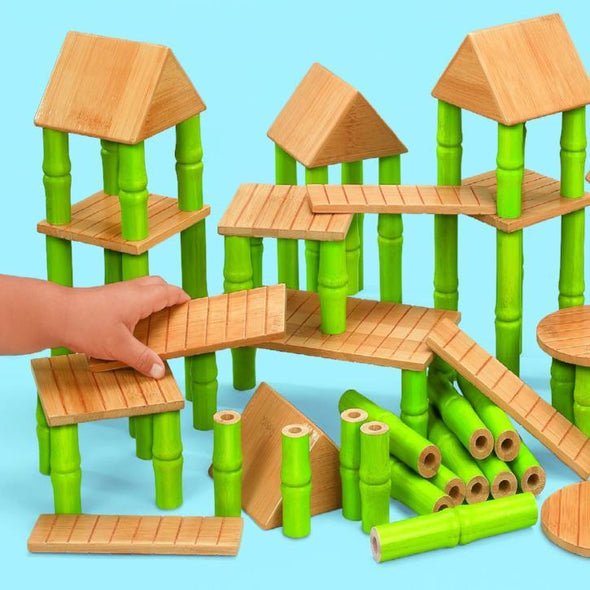 Bamboo Building Blocks - Class Set - Educational Equipment Supplies