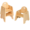 Solid Beech Circular Table D100 x H40cm & H20cm Infant Chairs x 4 Solid Beech Nursery Table & Chairs | Seating | www.ee-supplies.co.uk