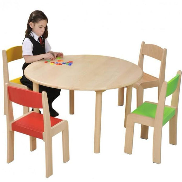 Solid Beechwood Nursery Table - Round