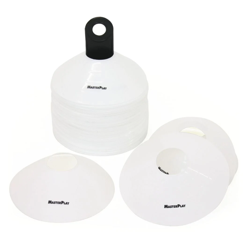 Spacemarker White Cones - D200m x 50 | Educational Equipment Supplies