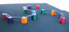 Outdoor Plastic Spiral Bench Seating - Educational Equipment Supplies