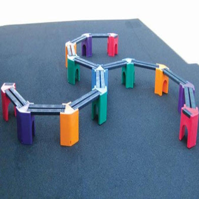Outdoor Plastic Spiral Bench Seating - Educational Equipment Supplies