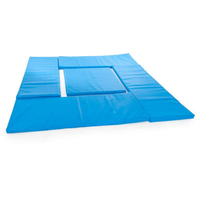 Climbing Frame Mats set of 5 Large (Blue) Square Play Mat 90cm | Soft Mats Floor Play | www.ee-supplies.co.uk