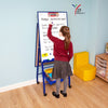 Youngstart Standard ‘A-Frame’ Mobile Easel Double Boarded - Blue - Educational Equipment Supplies