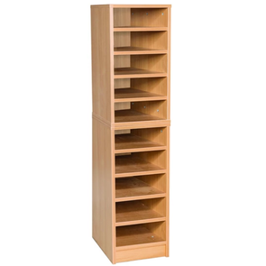 Static 10 Fixed Shelves A3 Paper Storage - Educational Equipment Supplies