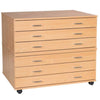 Mobile & Static A1 Plan Chest 6 Drawer - Educational Equipment Supplies
