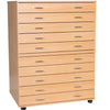 Mobile & Static A1 Plan Chest 10 Drawer - Educational Equipment Supplies