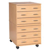 Mobile & Static A2 Plan Chest 6 Drawer - Educational Equipment Supplies
