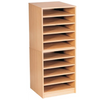 Mobile & Static 10 Fixed Shelves A2 Paper Storage - Educational Equipment Supplies