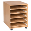 Mobile & Static 5 Sliding Shelves A2 Paper Storage - Educational Equipment Supplies