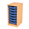 Static Single Column Tray Unit - 7 Trays - Educational Equipment Supplies