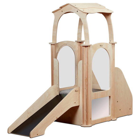 Playscapes Step ‘n’ Slide Kinder Gym With Roof - Educational Equipment Supplies