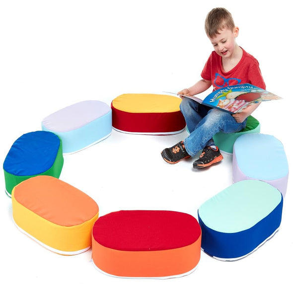 Story Circle Cushion Set x 8 - Educational Equipment Supplies