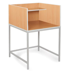 Study Carrel With Straight Legs - Educational Equipment Supplies