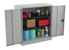 Steel Double Door Cupboard - H1000mm - Grey - Educational Equipment Supplies