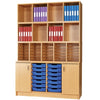 The Office Organiser - Cupboard + Pigeon Hole Multi Storage Unit 5 - Educational Equipment Supplies