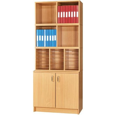 The Office Organiser - Cupboard + Pigeon Hole Multi Storage Unit 1 - Educational Equipment Supplies