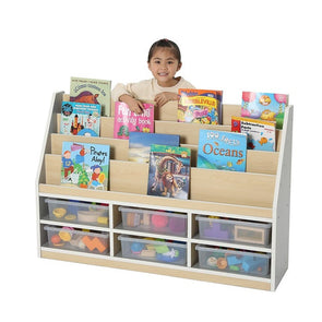 Thrifty 6 Compartment Book Storage - Educational Equipment Supplies