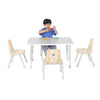 Thrifty Rectangular 900 X 600mm Table – Height Adjustable - 4 Seater - Educational Equipment Supplies