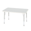 Thrifty Rectangular 900 X 600mm Table – Height Adjustable - 4 Seater - Educational Equipment Supplies