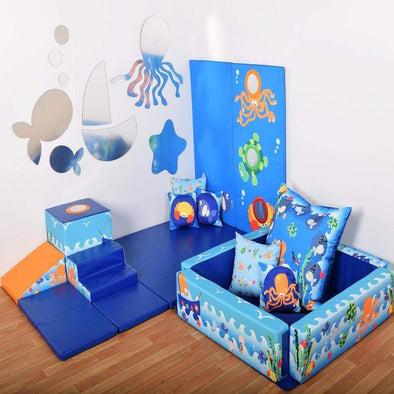 Soft Play Toddler & Baby Den Sand & Sea Corner - Educational Equipment Supplies