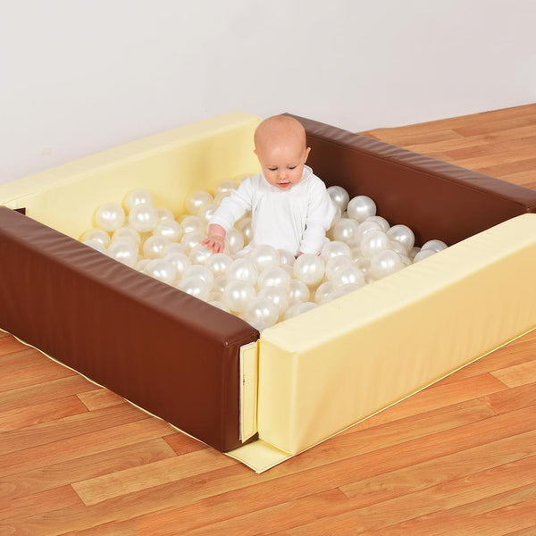 Soft Play Sensory Toddler Ball Pool - Natural