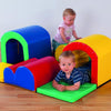 Toddler Tunnels & Bumps Soft Play Set - Multi-Colour - Educational Equipment Supplies