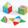 Translucent Solid magnetic Polydron Starter Set - 24 Pieces - Educational Equipment Supplies