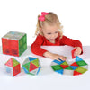 Translucent Solid magnetic Polydron Starter Set - 72 Pieces - Educational Equipment Supplies